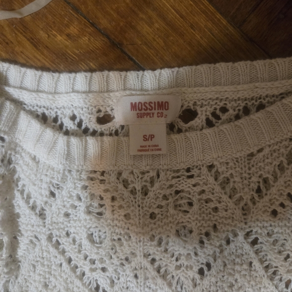 Mossimo Supply Co. White Textured Sweater - Picture 4 of 4